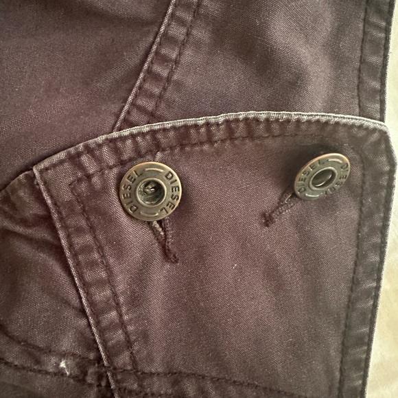 Vintage Diesel Denim Mini Skirt in Black, Size 28, Unique Design - Picture 8 of 8